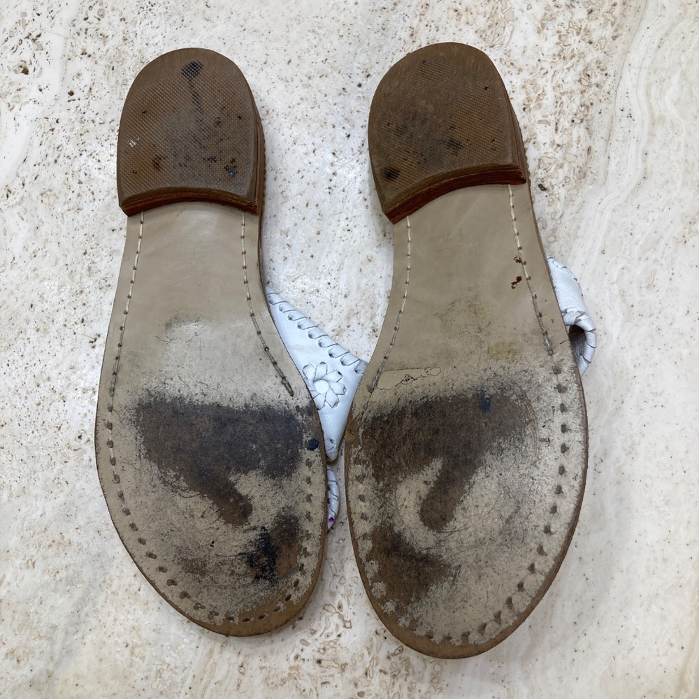 Jack Rogers White Sandals - Picture 2 of 4